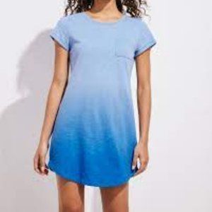 Vineyard Vines Surftee Blue Ombre Print Dress Cover Up Size Small